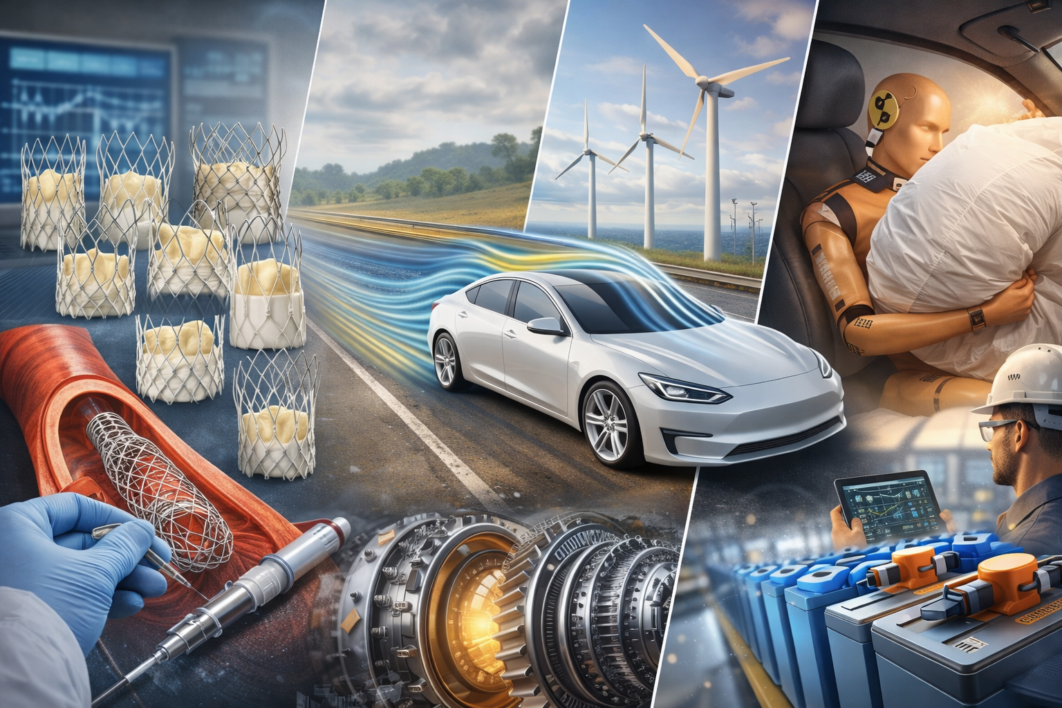 Abstract multiphysics banner